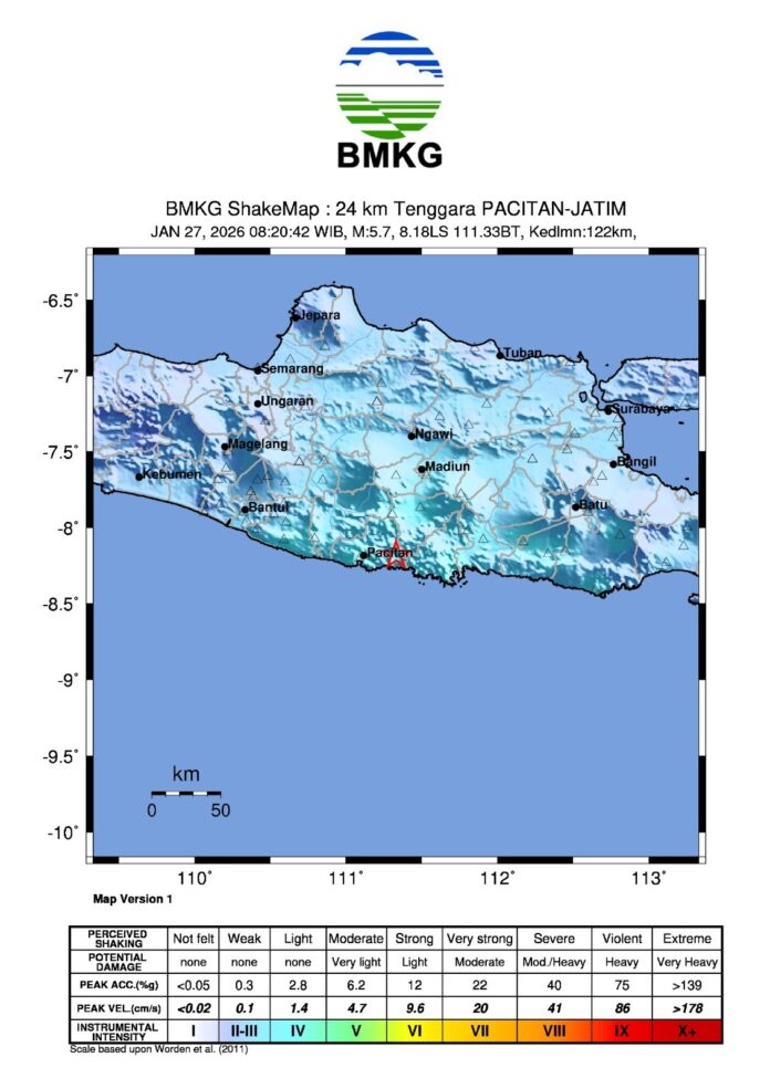Gempa Pacitan