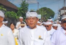 Catus Pata Jadi Pusat Tawur Agung dan Pawai Ogoh-ogoh Jelang Nyepi di Jimbaran Pangerupukan di Jimbaran