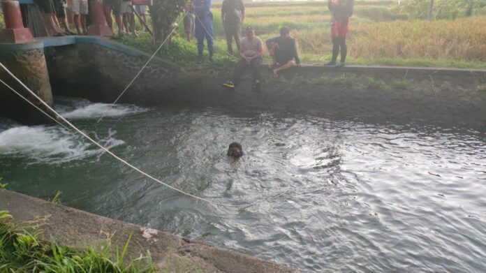 Terpeleset di bendungan