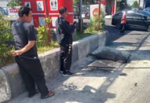 Ledakan di Depan SPBU Darmasaba, Diduga Akibat Akumulasi Gas di Got Ledakan SPBU Darmasaba