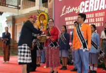 Bunda Literasi, Duta Baca, dan Duta Demokrasi Kabupaten Tabanan Dikukuhkan Literasi