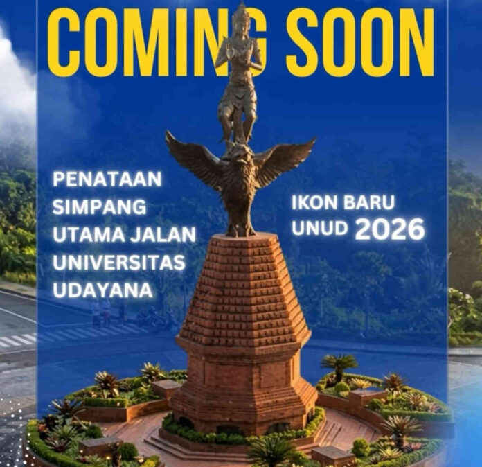 Desain patung Prabu Udayana. (ist) Monumen Prabu Udayana