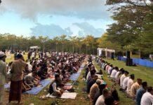 Salat Iduladha di Lapangan Lagoon Nusa Dua Diikuti Ribuan Umat Islam Iduladha