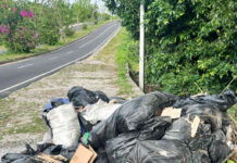 Jalur Hotel Mewah Nusa Dua Selatan Diserbu Sampah Liar, Pelaku Diduga Beraksi Dini Hari Pembuangan sampah liar