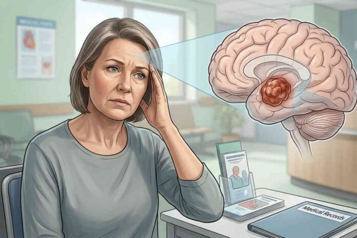 Ilustrasi penderita tumor otak. (ist) Penderita tumor otak