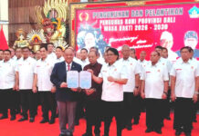 Bidik Lima Besar PON 2028, Gubernur Koster Pacu Transformasi Sports Tourism di Bali Pelantikan pengurus KONI Bali
