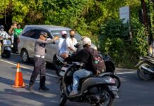 Urai Kemacetan di Pecatu, Dishub Badung Harapkan Pengendara Taati Rekayasa Lalu Lintas Dishub Badung