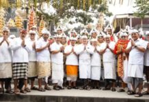 Ketua DPRD Badung Hadiri Tawur Karya Agung Pura Dang Kahyangan Payogan Agung Segara Rupek serta Pura Taman Beji Segara Rupek Segara Rupek