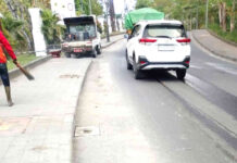 Jalan Di Kuta Selatan Sering Kena Tumpahan Beton Ready Mix Tumpahan ready mix