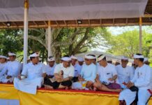 DPRD Badung Hadiri dan Ngrastiti Tawur Balik Sumpah Agung di Pura Luhur Uluwatu Pura Uluwatu