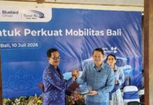 Bluebird dan Koptax Ngurah Rai Hadirkan 75 Taksi Listrik, Dukung Bali Zero Emission 2028 Bluebird