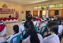 Bawaslu Tabanan Tanamkan Pendidikan Demokrasi kepada Siswa Baru Lewat MPLS Bawaslu Tabanan