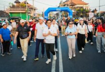Uji Coba Badung First Car Free Day Perdana di Kerobokan, Bupati Badung Berkomitmen Perluas Ruang Terbuka Hijau Badung First Car Free Day