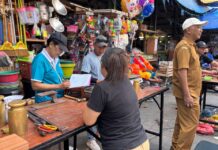 Timbangan Pedagang di Pasar Taman Griya Diperiksa Pasar Taman Griya