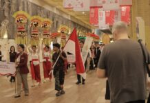 Merah Putih dan Budaya Bali Semarakkan Bandara Ngurah Rai Bandara Ngurah Rai