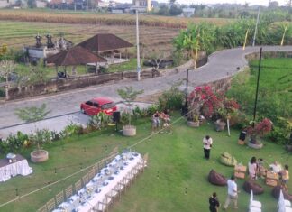 Maha Kopi Bali, Tempat Ngopi Estetik dengan Panorama Persawahan dan Pantai Kelating Maha Kopi Bali