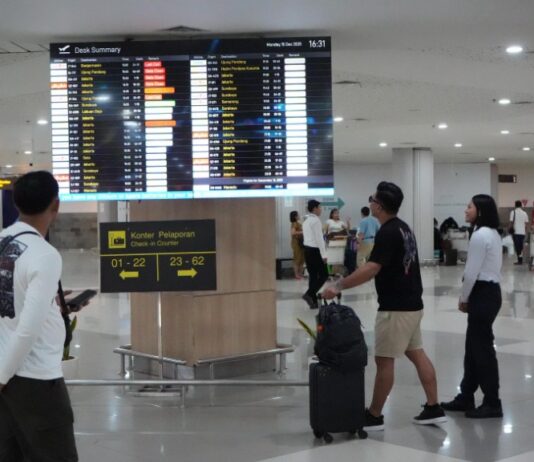 Erupsi Anak Krakatau, 108 Penerbangan di Bandara Ngurah Rai Terdampak Bandara Ngurah Rai