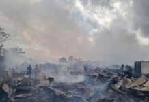 Gudang Rongsokan Seluas 5 Hektare di Pemecutan Kelod Terbakar Kebakaran Pemecutan Kelod