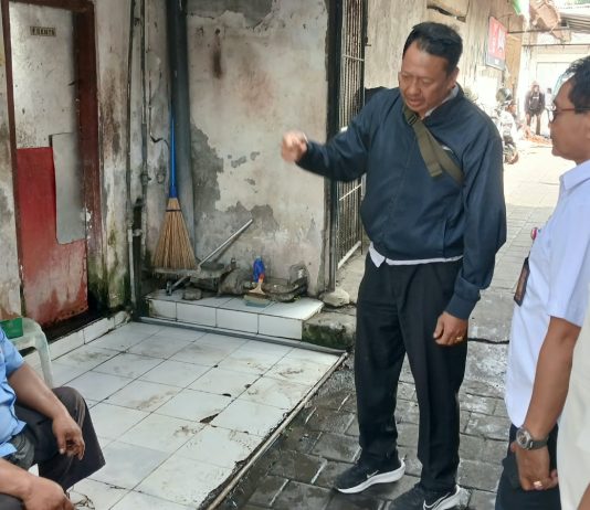 Pasar Kuta II Dikeluhkan Rusak, Trantib Kuta Turun Cek Lokasi Pasar Kuta II